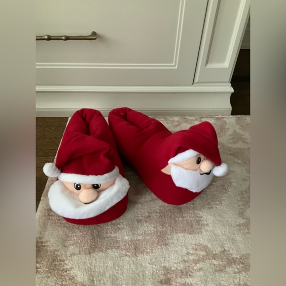 OLD NAVY Cozy CHRISTMAS Santa Mens’s Slippers Size X-Large 12-13 BRAND NEW - Picture 9 of 12